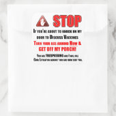 JoHoVaxx Getuigen Vierkante Sticker (Tas)