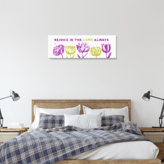 Joice Canvas Afdruk (Insitu (Slaapkamer))