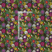 Joie bloemenespresso stof (Delen)