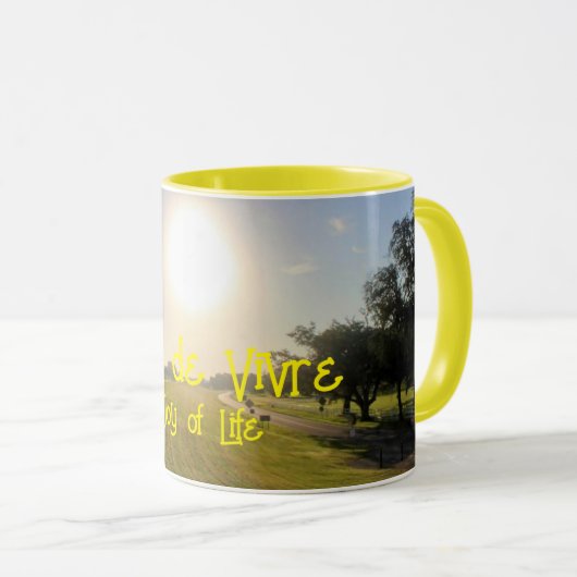 Joie de Coffee Mok (Voorkant rechts)