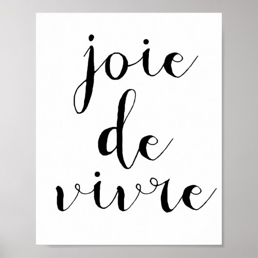 Joie de Liefde Poster (Voorkant)