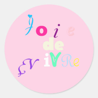 Joie de Liefde Ronde Sticker