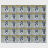 "Joie de strand" Cadeaupapier (Vlak)