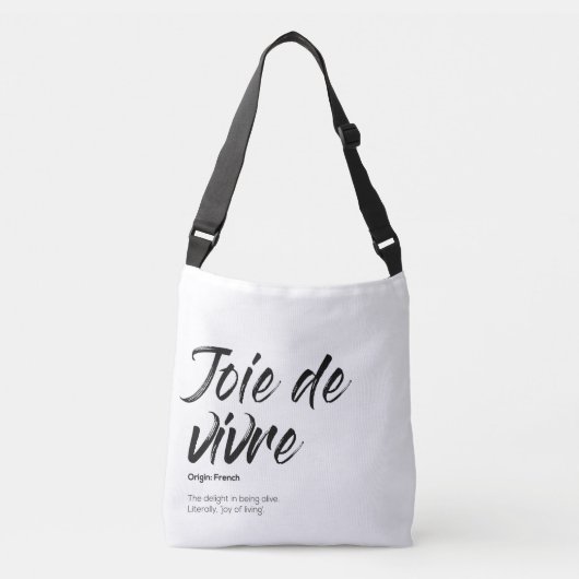 Joie de vivre - Canvas tas (Voorkant)