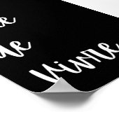 Joie de Vivre citeert inspiratie Poster (Hoek)