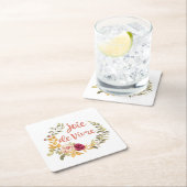 Joie de Vivre Frans Gezegde Kartonnen Onderzetters (Insitu)