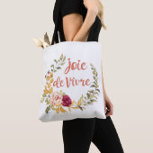 Joie de Vivre Frans Gezegde Tote Bag (Dichtbij)
