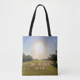 Joie de vivre, Joy of Life - Roze Tote Bag