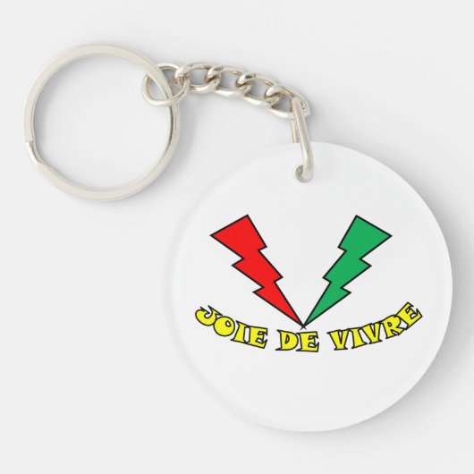 JOIE DE VIVRE key chain Sleutelhanger (Voorkant)