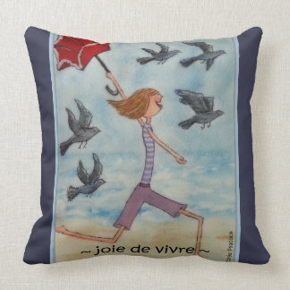 Joie de vivre kussen