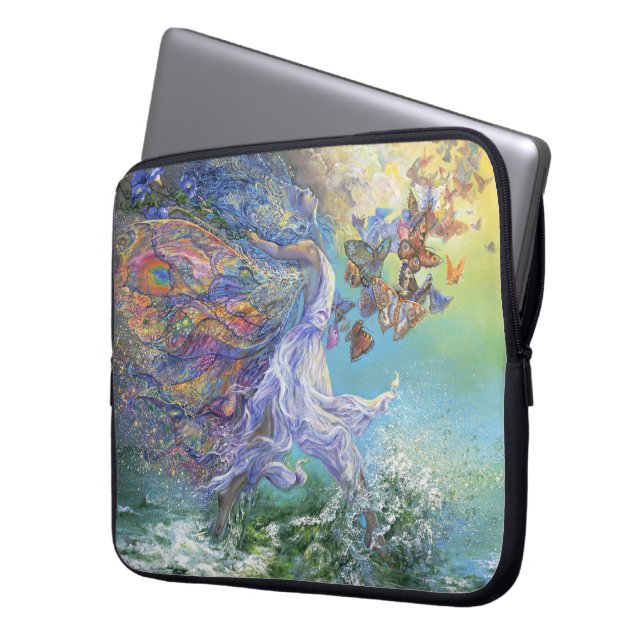 Joie de Vivre Laptop Hoesje Laptop Sleeve (Voorkant Links)