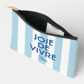 Joie De Vivre Nice Blue Cabana Stripe Frans Etui (Open)