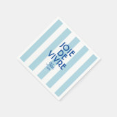 Joie De Vivre Nice Blue Cabana Stripe Frans Servet (Hoek)