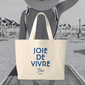 Joie de Vivre Nice Custom Year Frans Grote Tote Bag