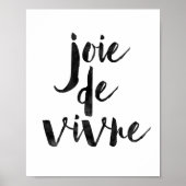 Joie De Vivre Poster (Voorkant)