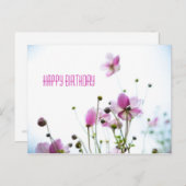 Joie de Vivre · Verjaardag Briefkaart (Voorkant / Achterkant)