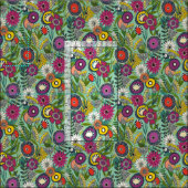 joie floral mint stof (Delen)