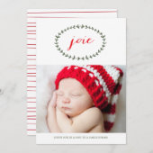 Joie Pure Carte de Noël Feestdagenkaart (Voorkant / Achterkant)