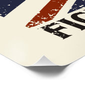 Join At Once - Fight For The Dear Old Flag Perfect Poster (Hoek)