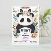 Join Boys Kinder Charm baby Meisjes Panda 1e Verja Kaart (Staand voorkant)