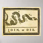 Join of Die 1754 Poster (Voorkant)