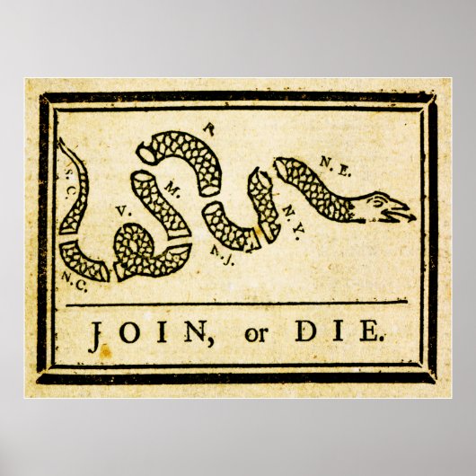 Join of Die 1754 Poster (Voorkant)