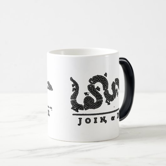 Join of Die American Snake Magische Mok (Voorkant rechts)