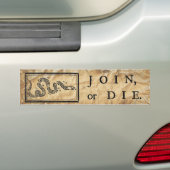 Join of Die Bumpersticker (Op auto)