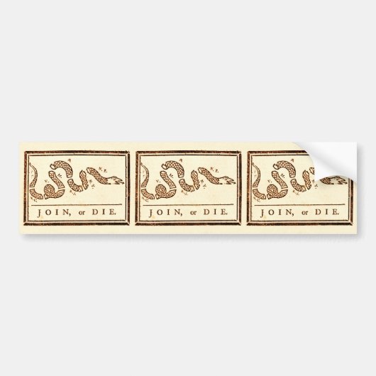 Join of Die Bumpersticker (Voorkant)