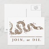 Join of Die Libertarian  Briefkaart (Voorkant / Achterkant)