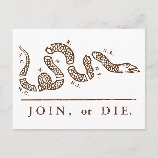 Join of Die Libertarian  Briefkaart (Voorkant)