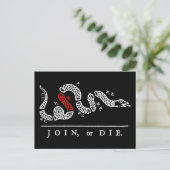 JOIN of DIE Maryland Briefkaart (Staand voorkant)