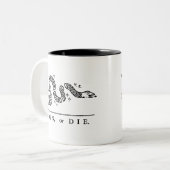 Join of Die Tweekleurige Koffiemok (Voorkant links)