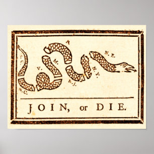 Join of Die Vintage Poster