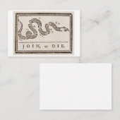 JOIN OF DIE VISITEKAARTJE (Voorkant / Achterkant)