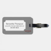 Join or Die Cartoon, 1754 Bagagelabel (Achterkant horizontaal)