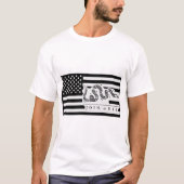 Join or Die Flag © FB @ #USAPatriotGraphics T-shirt (Voorkant)