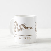 Join or Die - Libertarian Koffiemok (Voorkant links)