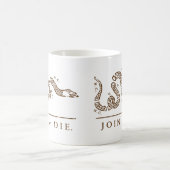Join or Die - Libertarian Koffiemok (Center)
