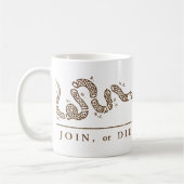 Join or Die - Libertarian Koffiemok (Links)