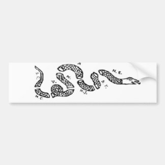 Join or Die Snake Bumpersticker