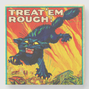 Join Tank Corp Black Cat Stenen Onderzetter