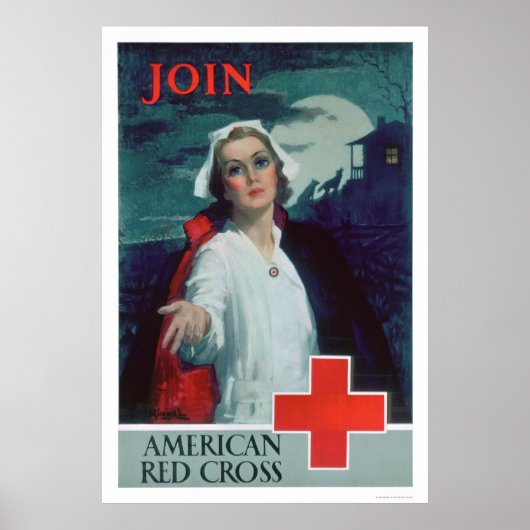 Join the American Red Cross (US00307) Poster (Voorkant)