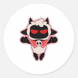 Join The Cult - Cult Of The Lamb Boze Gamer Cultus Ronde Sticker