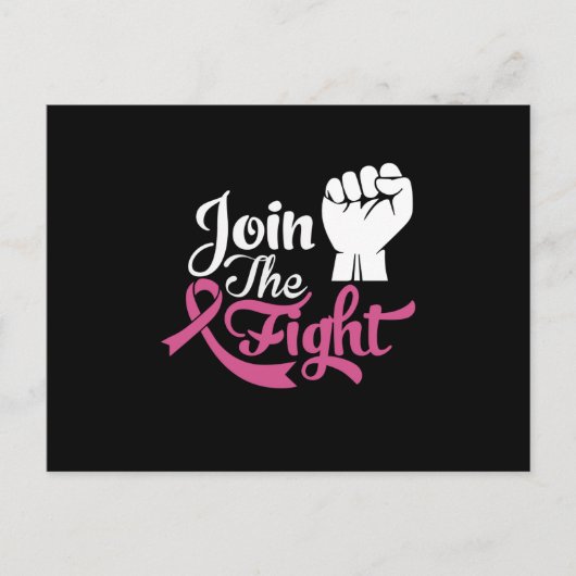 Join The Fight Family Matching Breast Cancer Gift Briefkaart (Voorkant)