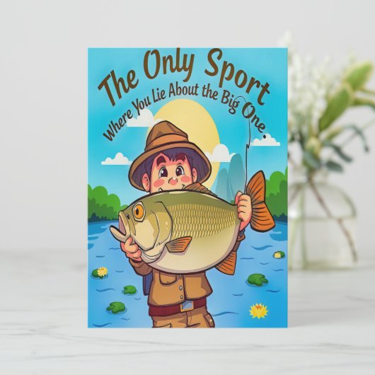 Join the Fishing Fun Kaart (Staand voorkant)