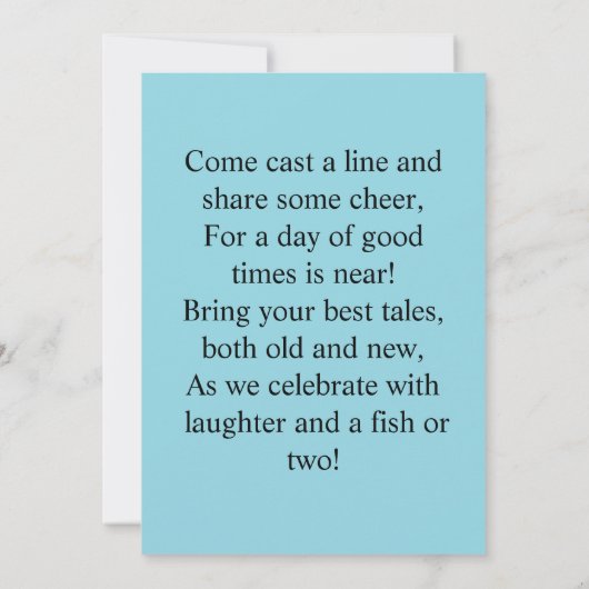 Join the Fishing Fun Kaart (Achterkant)