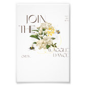 Join the Waggle Dance Crew: Nature Inspired Foto Afdruk (Voorkant)