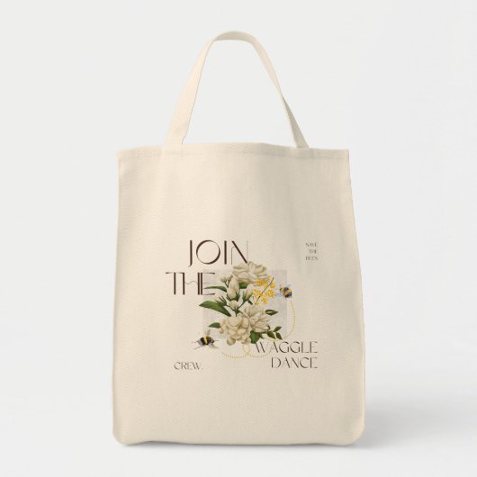 Join the Waggle DanceElegant gift for natural love Tote Bag (Voorkant)