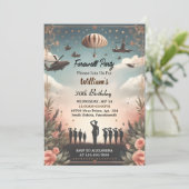 Join Travel Surprise Wereldbol Afscheid 30e Verjaa Kaart (Staand voorkant)